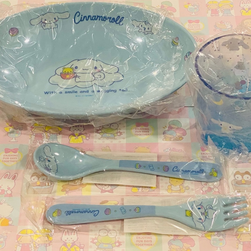 New✨Sanrio Cinnamoroll Dish Bundle Set